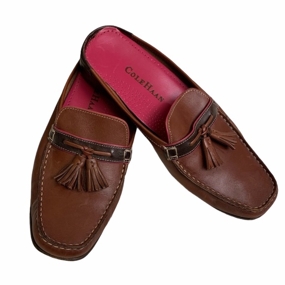 Cole Haan Shoes - HP [Cole Haan] Women’s Tassel Mule Loafer Slides slip on  7.5